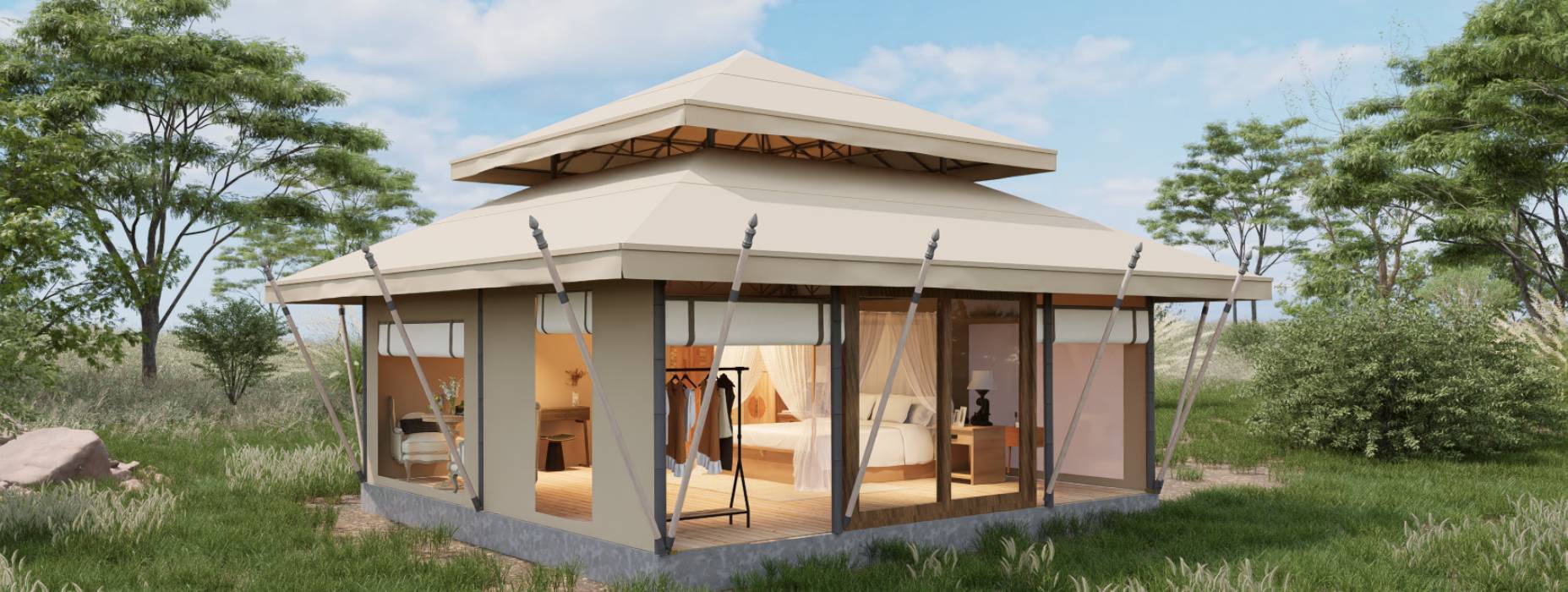 巍山户外野奢帐篷